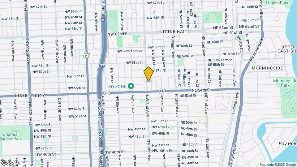 5501 NW 2nd Ave Map and Location Details