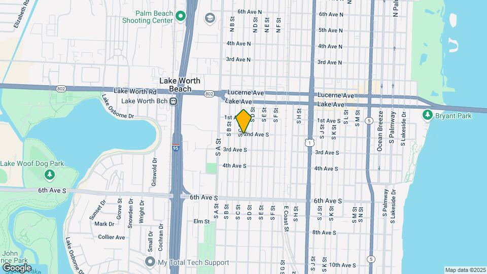 206 S C St Map and Location Details
