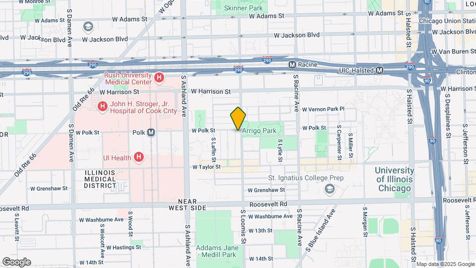 806 S Loomis St Map and Location Details