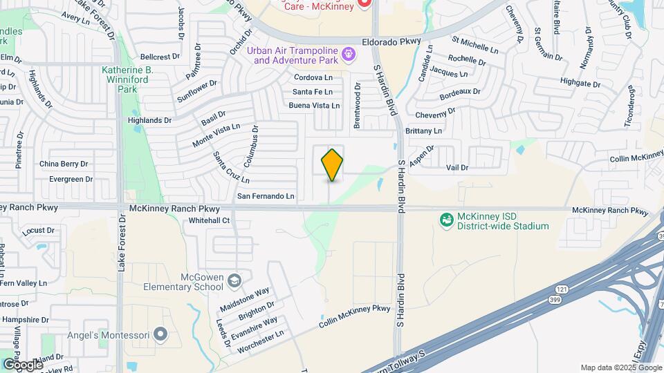 3813 Kathryn Way Map and Location Details