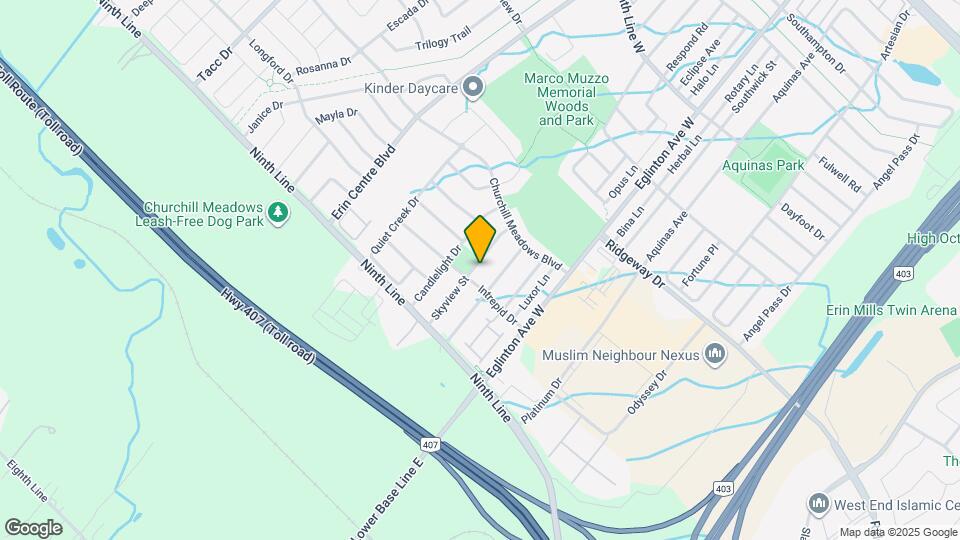 3910 Skyview St Map and Location Details