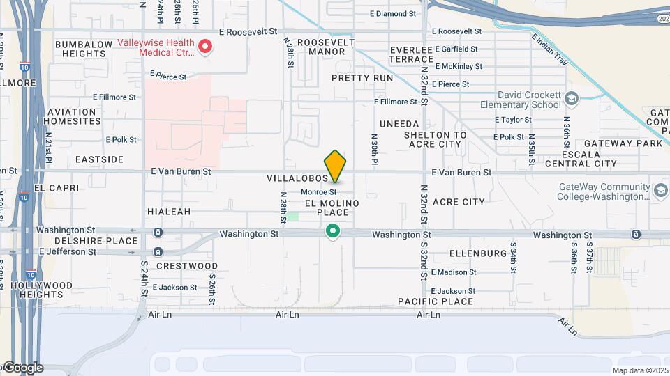 2916 E Monroe St Map and Location Details