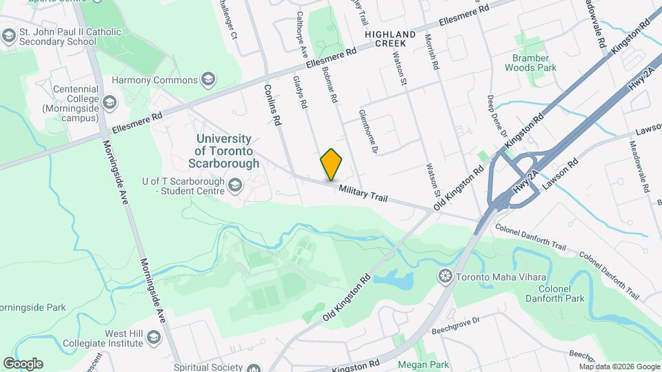 1389 Military Trail Map and Location Details