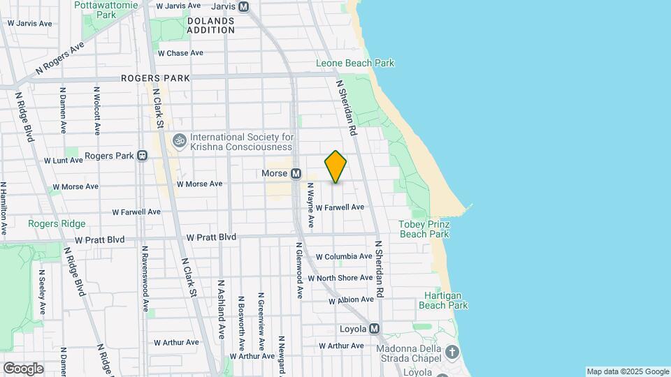 6929 N Lakewood Ave, Unit 1 Mapa y Detalles de la Ubicación