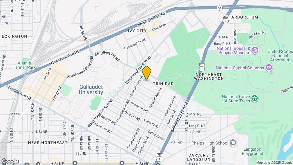 1223 Simms Pl NE Mapa y Detalles de la Ubicación