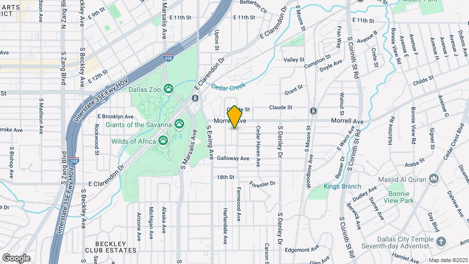 921 Fernwood Ave Map and Location Details