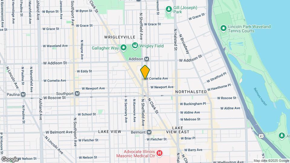 955 W Cornelia Ave, Unit M453 Map and Location Details