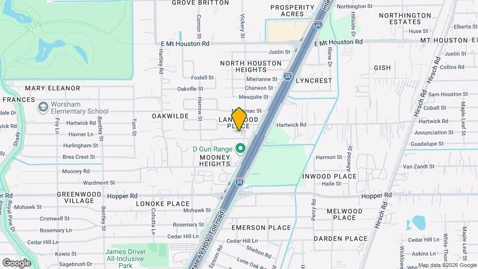 4511 Wedgewood St Map and Location Details