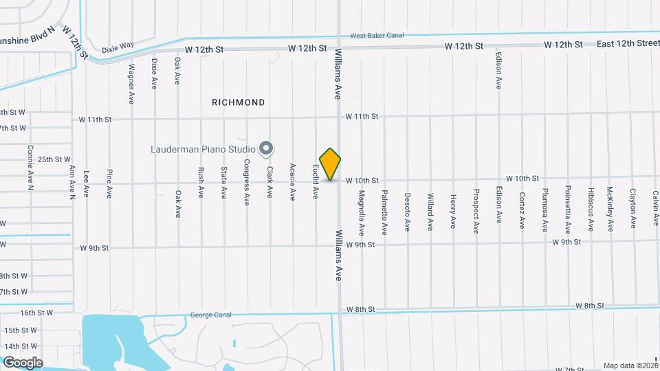 1103 W 10th St Map and Location Details