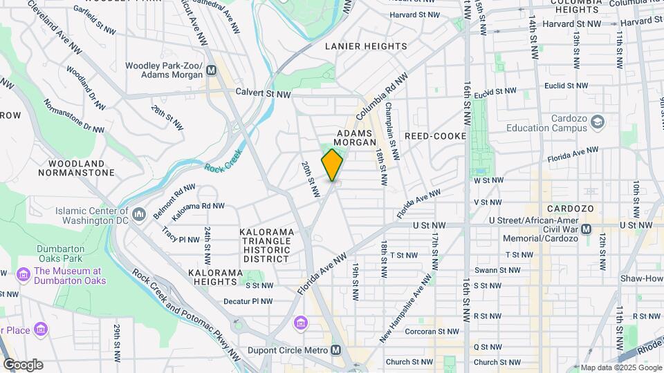 1901 Columbia Rd NW Map and Location Details