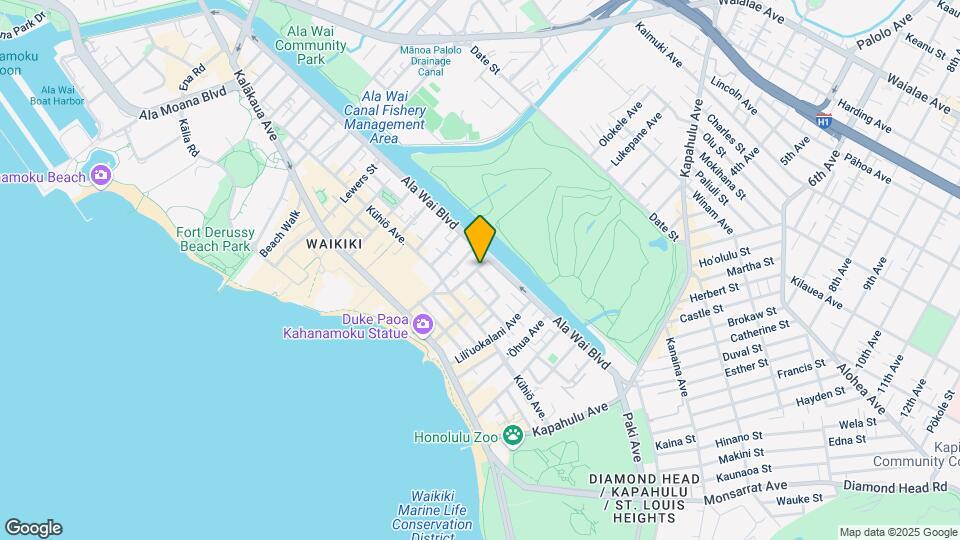 251 Kaiulani Ave Map and Location Details