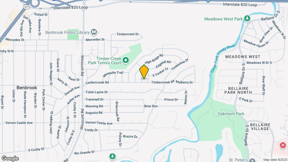1029 Edgewood Trail Map and Location Details