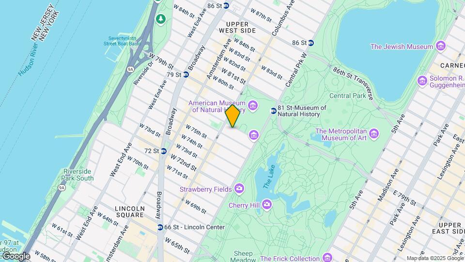 44 W 77th St Map and Location Details