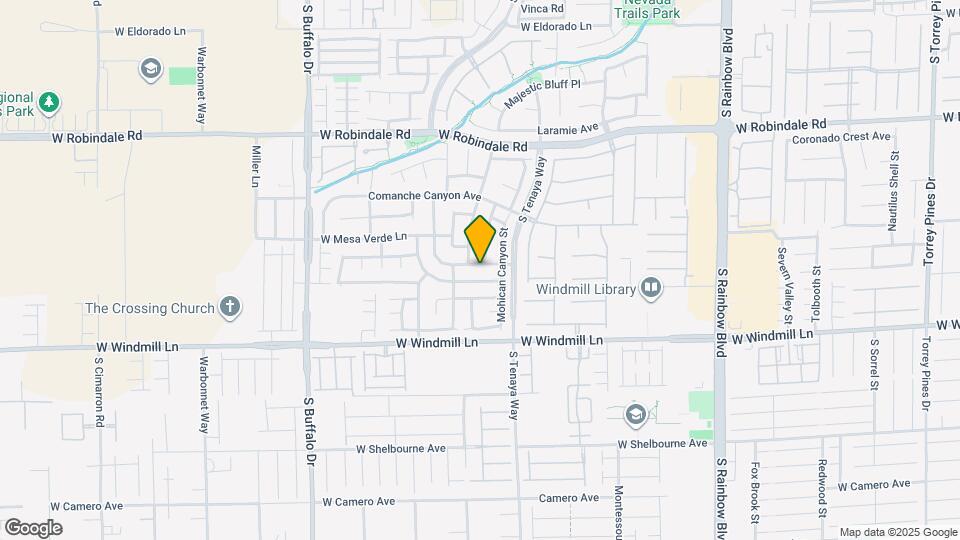 7423 Cleghorn Canyon Way Map and Location Details