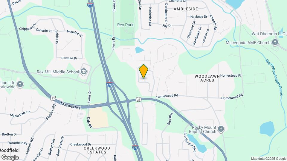 6184 Ellenwood Dr Map and Location Details