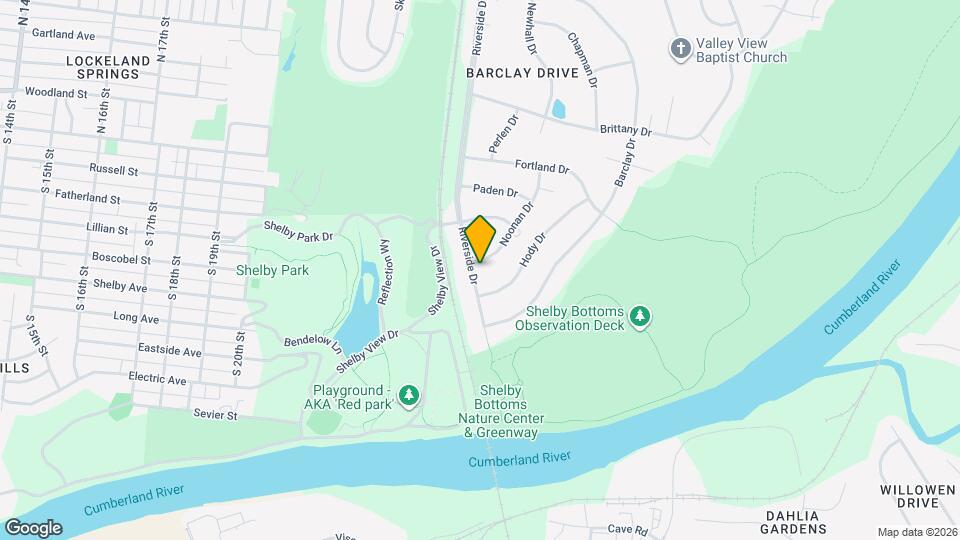 233 Riverside Dr Map and Location Details