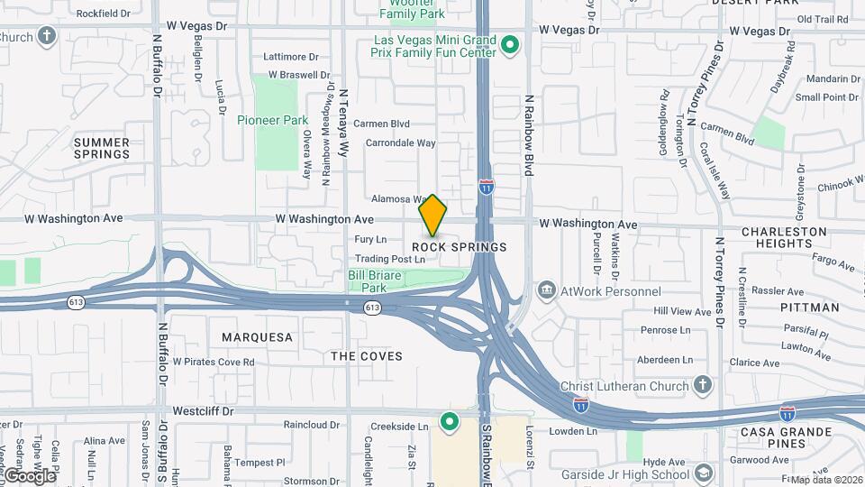 800 Rock Springs Dr Mapa y Detalles de la Ubicación