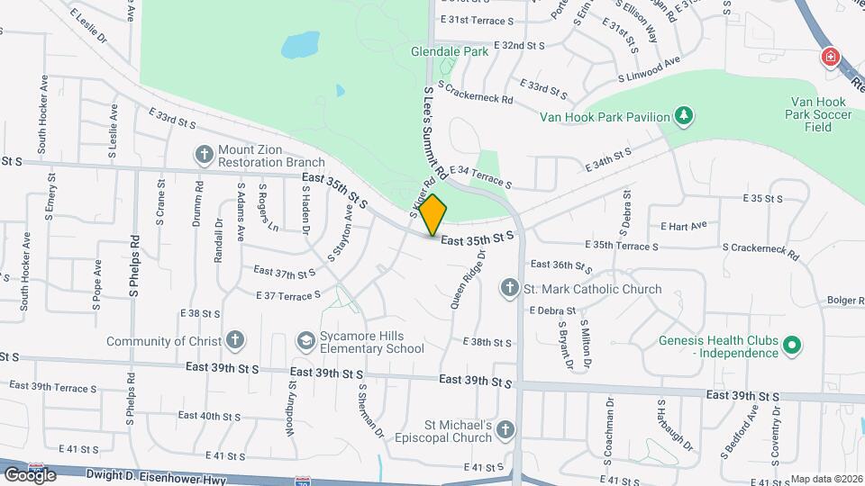 16003 East 35th St S Map and Location Details