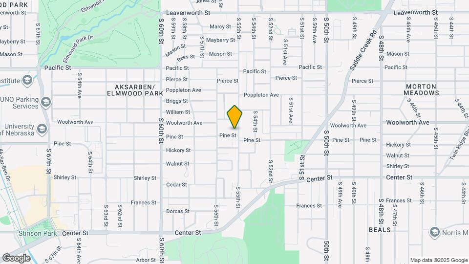 1526 S 55th St Map and Location Details