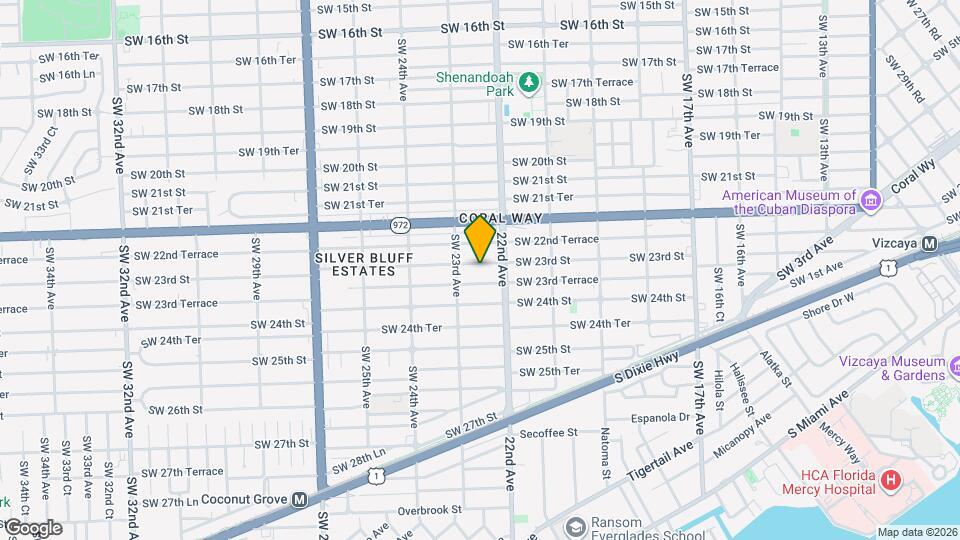 2250 SW 23rd St Map and Location Details