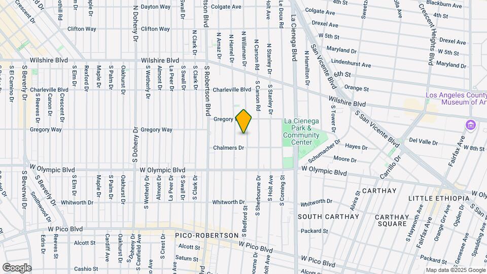 845 S Bedford St Mapa y Detalles de la Ubicación