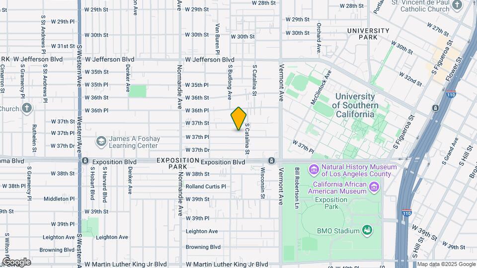 1227 W 37th Pl Map and Location Details