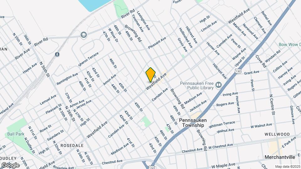 4747 Westfield Ave Mapa y Detalles de la Ubicación