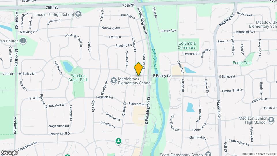 12 W Bailey Rd Map and Location Details