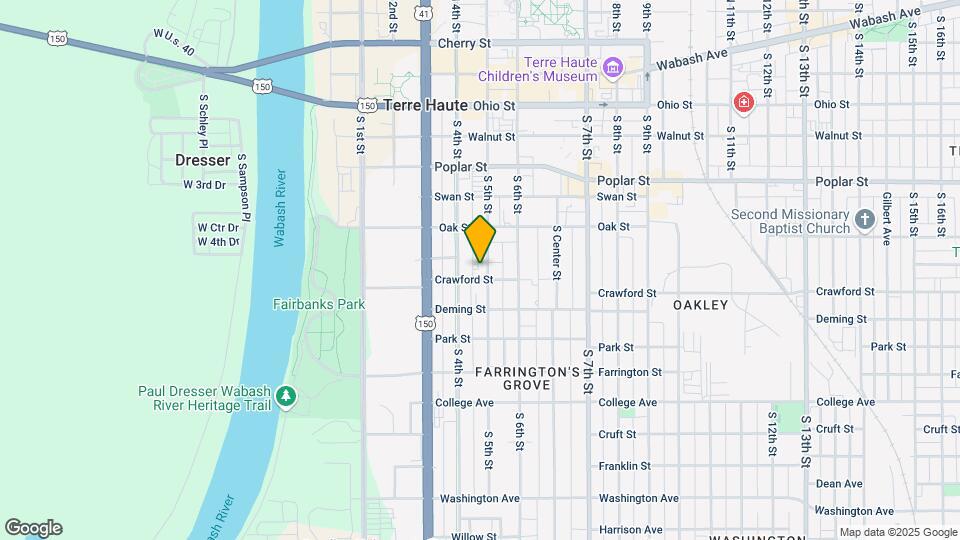 619 S 5th Street Apartments Map and Location Details