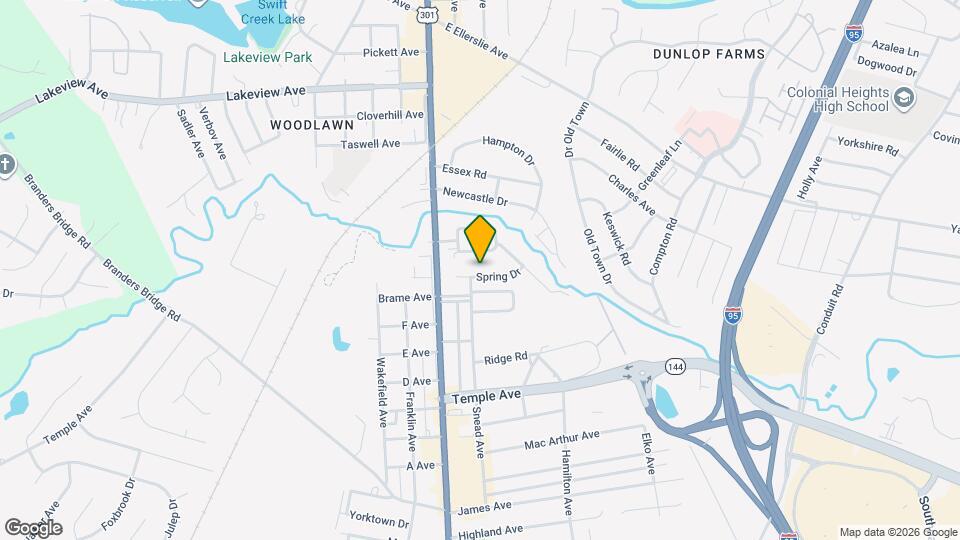 206 Spring Dr Map and Location Details