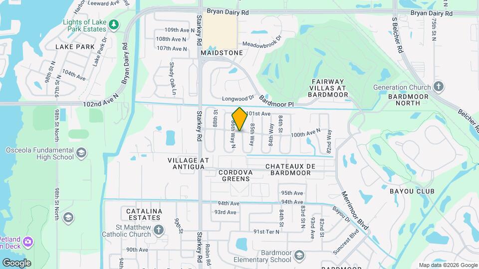 9992 86th St Map and Location Details