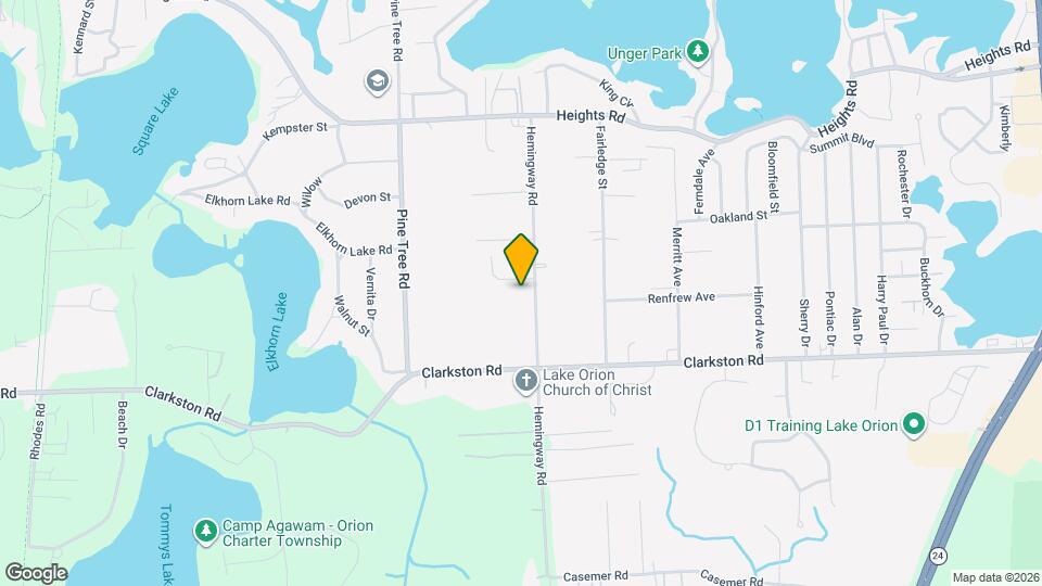 880 Hemingway Rd Map and Location Details