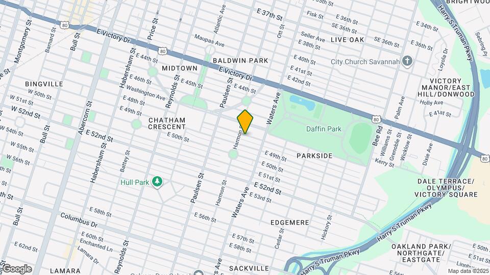 709 E 48th St Map and Location Details