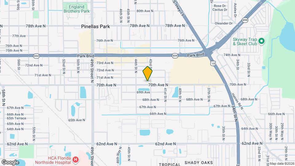 4317 70th Ave N Map and Location Details