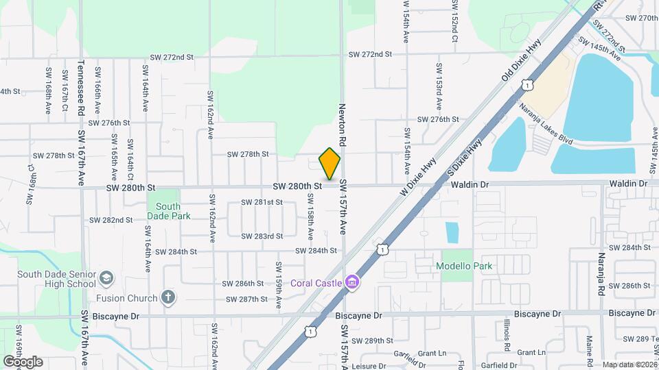 15671 SW 280th St Map and Location Details