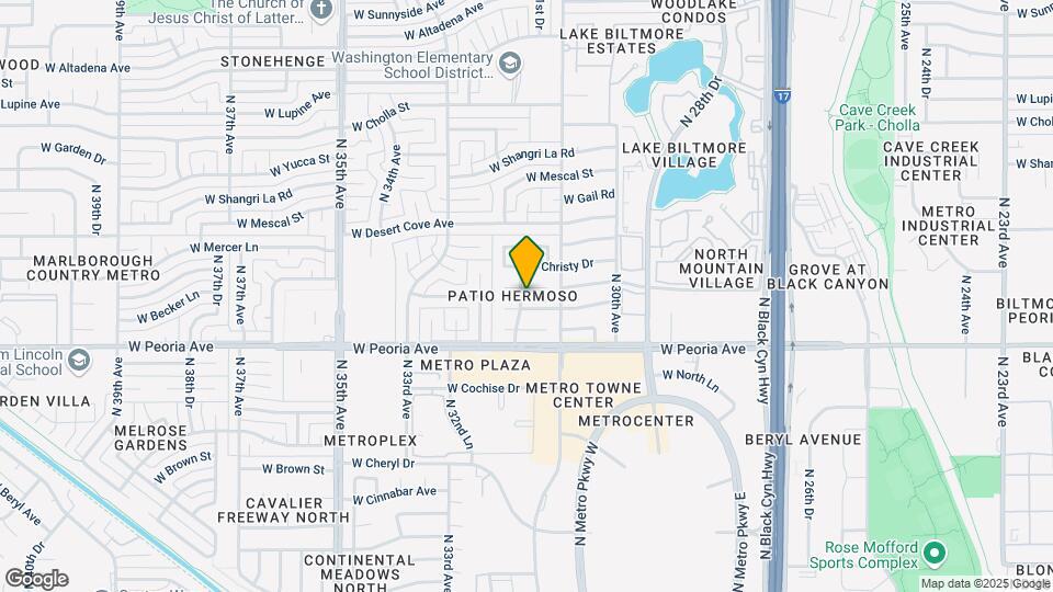3143 W Sahuaro Dr Map and Location Details