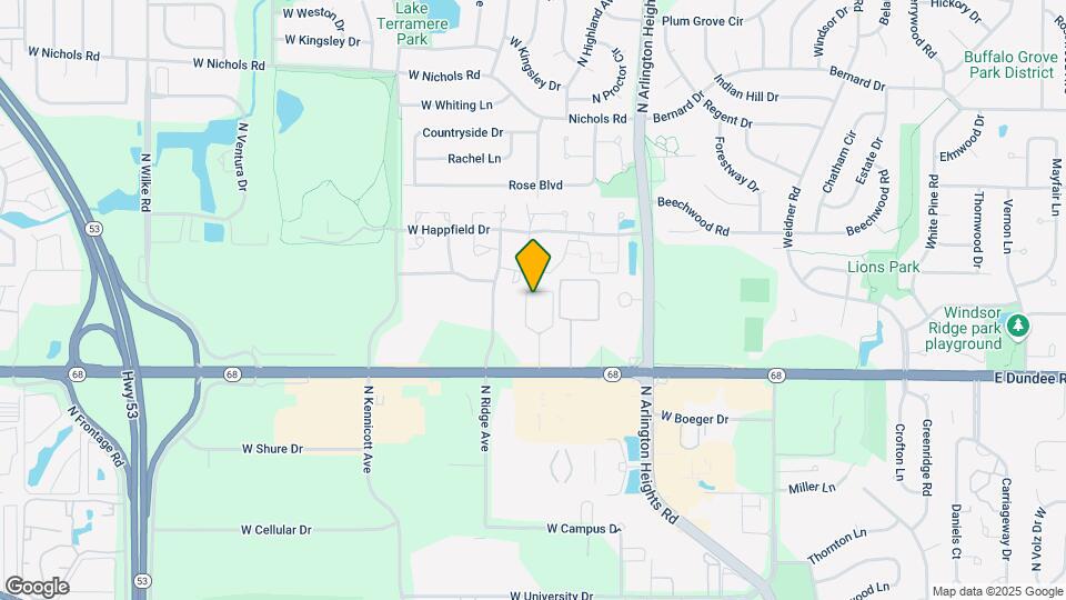 830 Trace Dr Mapa y Detalles de la Ubicación