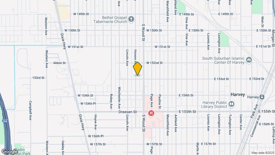 15247 Honore Ave Map and Location Details