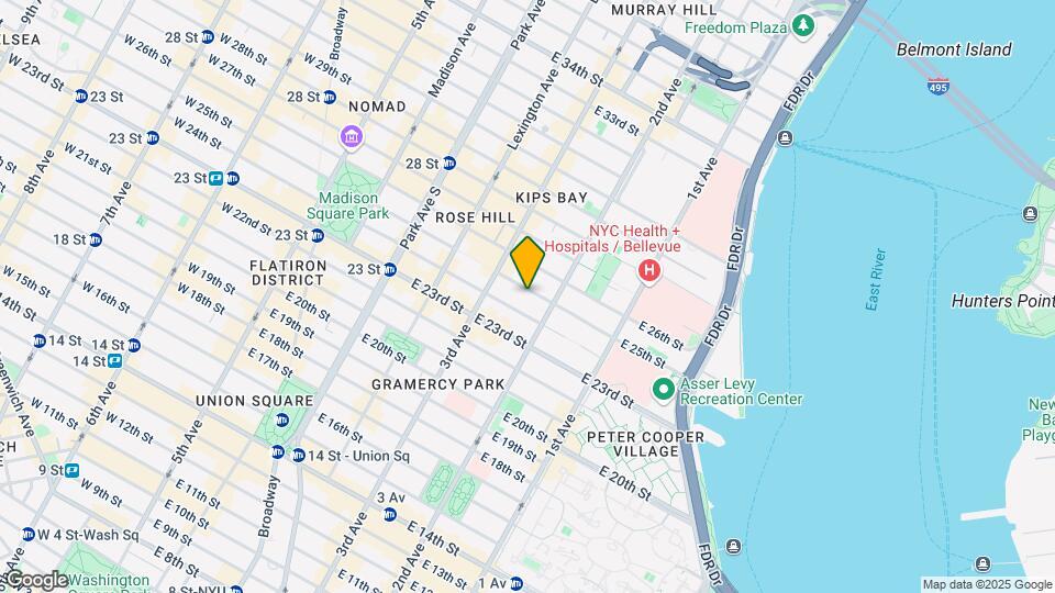228 E 25th St Map and Location Details