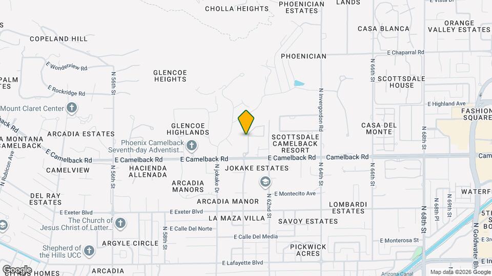 4544 N Evans Dr Map and Location Details