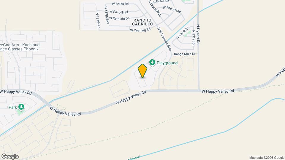 25138 N 134th Ln Map and Location Details