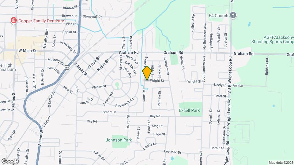 1005 Wright St Map and Location Details