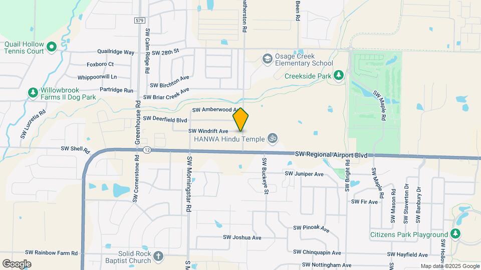 2901 SW Windrift Ave Map and Location Details