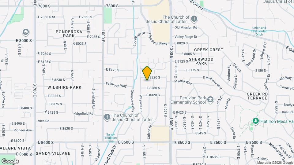 8311 S Wayside Cir Map and Location Details