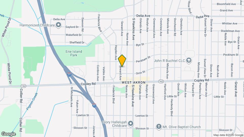 869 Seward Ave Map and Location Details