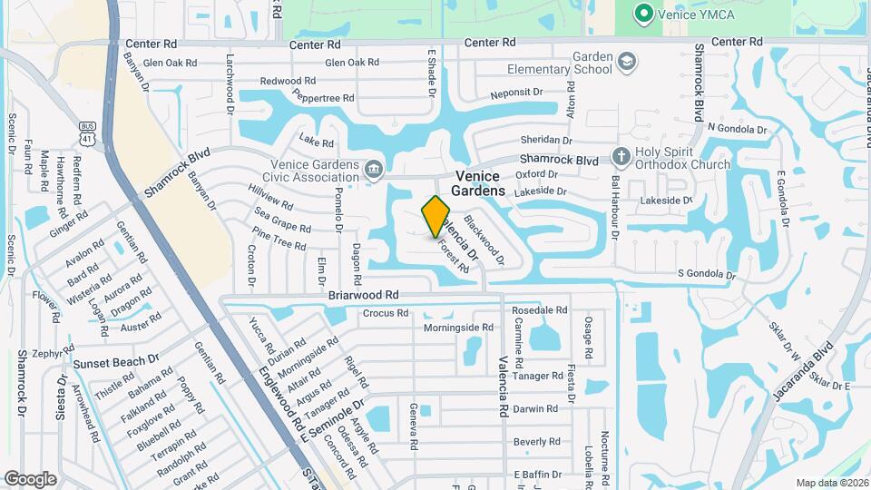 1754 Forest Rd Map and Location Details