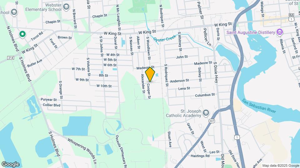 651 Anderson St Map and Location Details