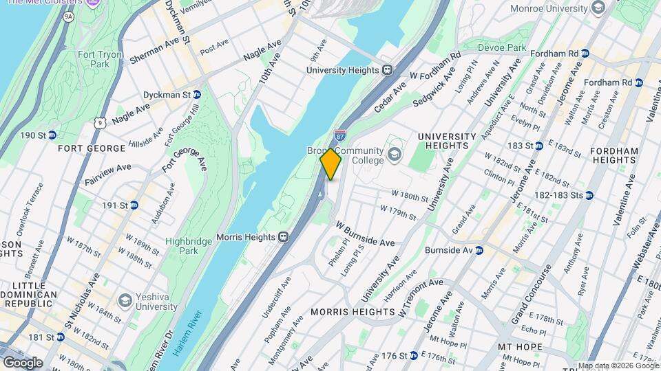 1974 Cedar Ave Map and Location Details