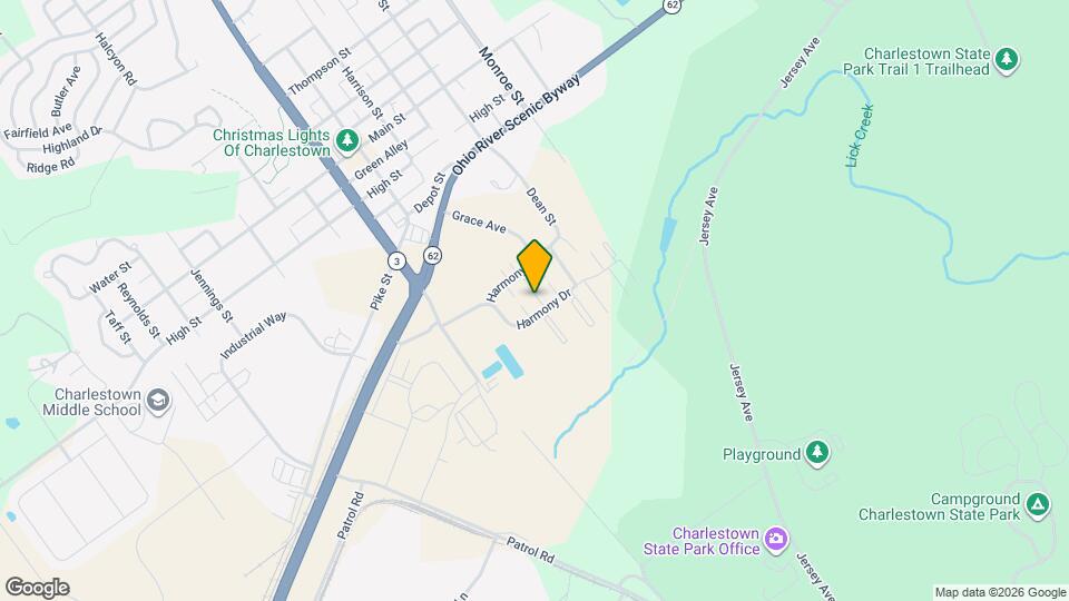 2034 Harmony Ln Map and Location Details