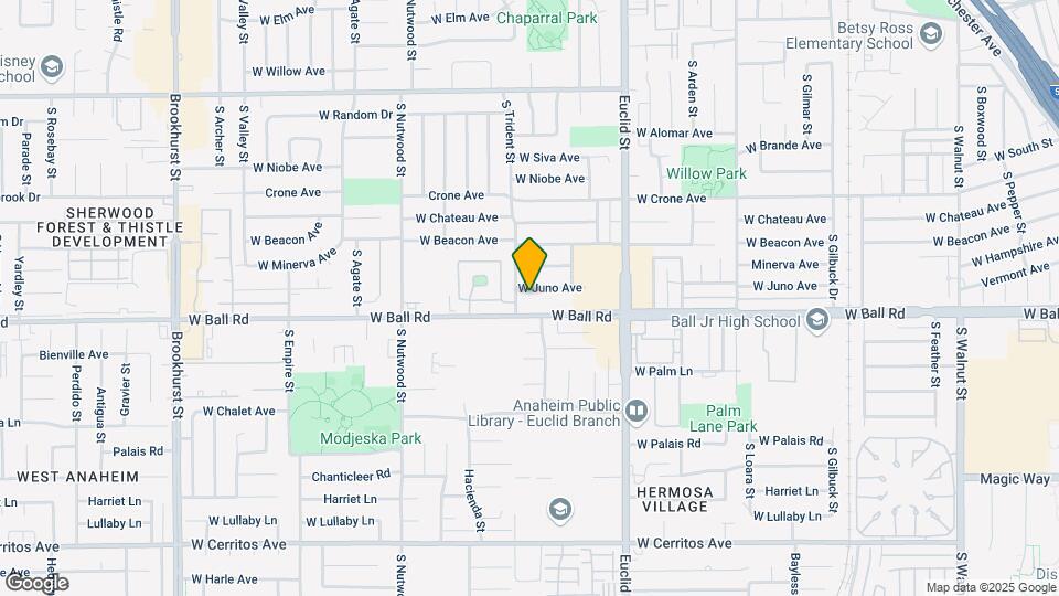 1786-1790 W Juno Ave Map and Location Details